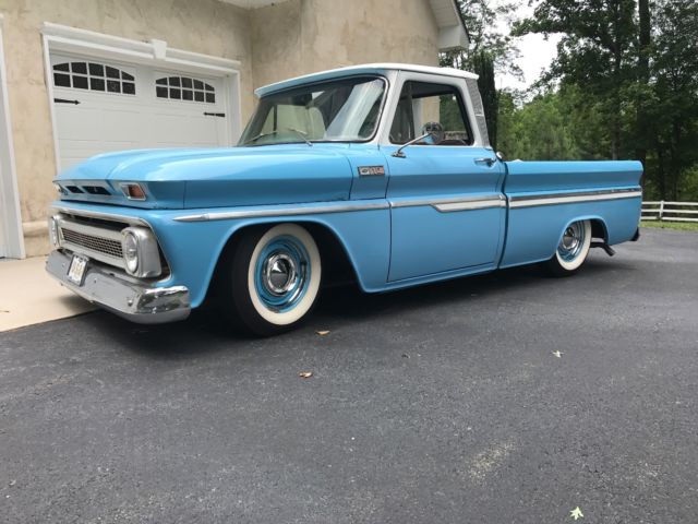 1965 Blue Chevrolet C-10 Standard Cab Pickup