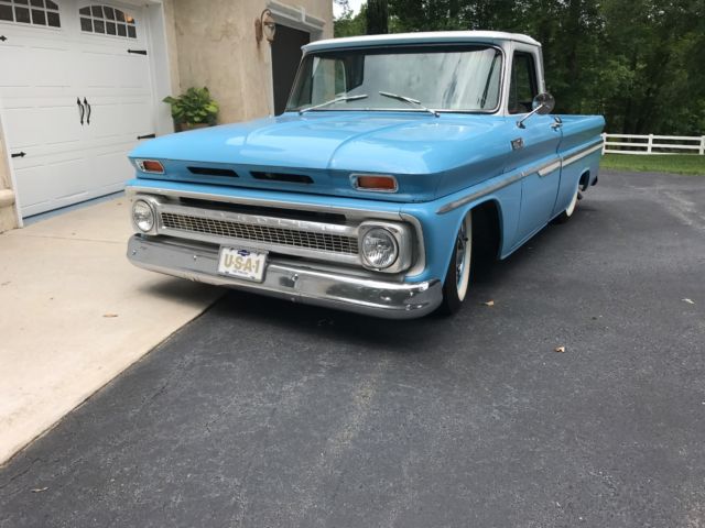1965 Blue Chevrolet C-10 Standard Cab Pickup
