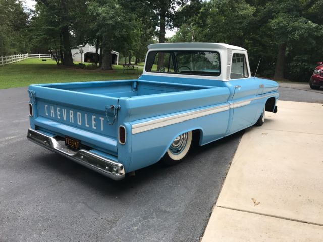 1965 Blue Chevrolet C-10 Standard Cab Pickup