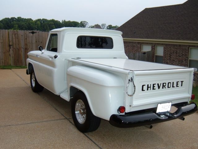 1965 White Chevrolet C-10 Stepside