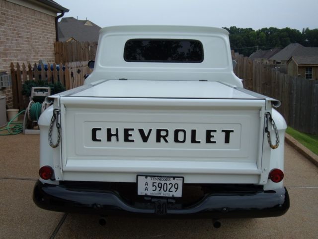 1965 White Chevrolet C-10 Stepside