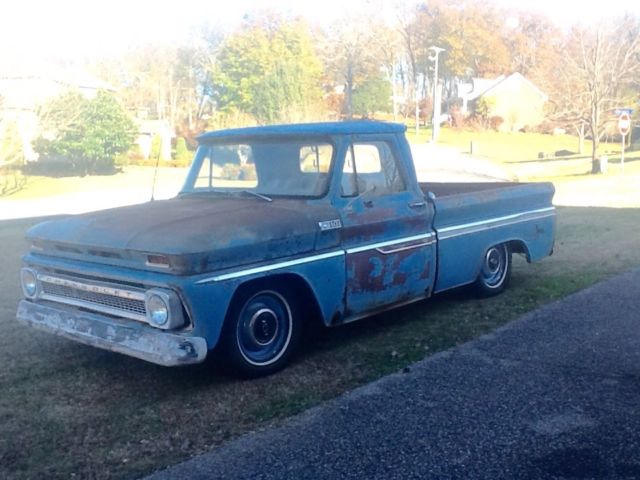 1965 Blue Chevrolet C-10 Standard Cab Pickup