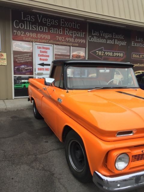 1965 Orange Chevrolet C-10 SHORT BED