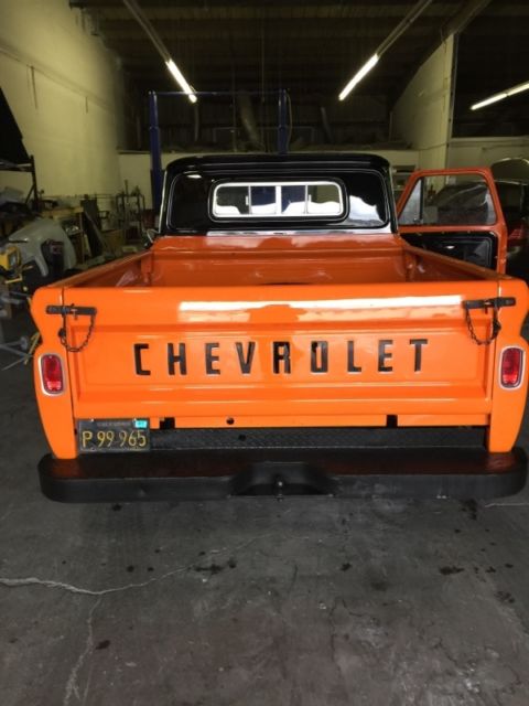 1965 Orange Chevrolet C-10 SHORT BED