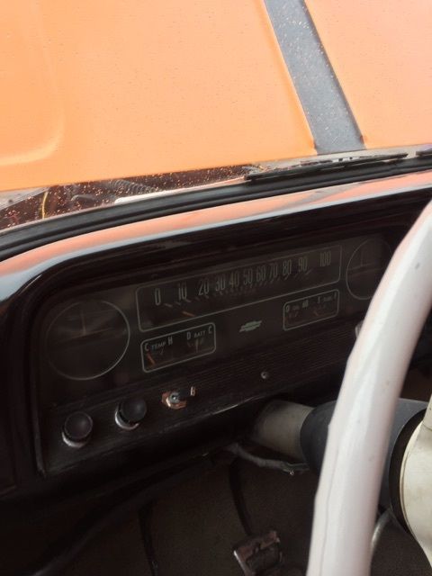 1965 Orange Chevrolet C-10 SHORT BED