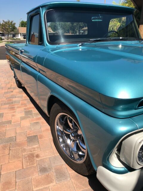 1965 Teal Chevrolet C-10 Standard Cab Pickup