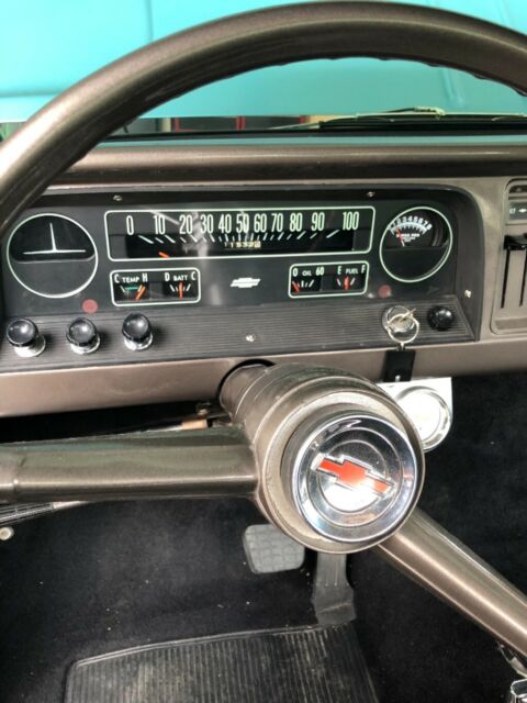 1965 Teal Chevrolet C-10 Standard Cab Pickup