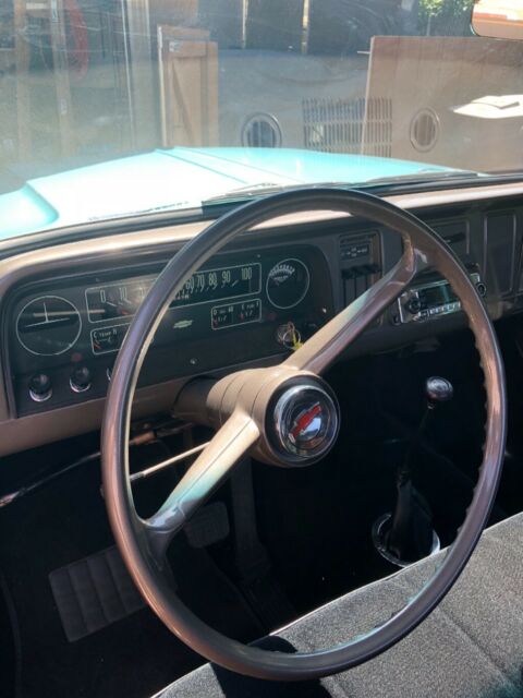 1965 Teal Chevrolet C-10 Standard Cab Pickup