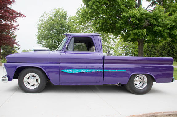 1965 Purple Chevrolet C-10 Cab & Chassis