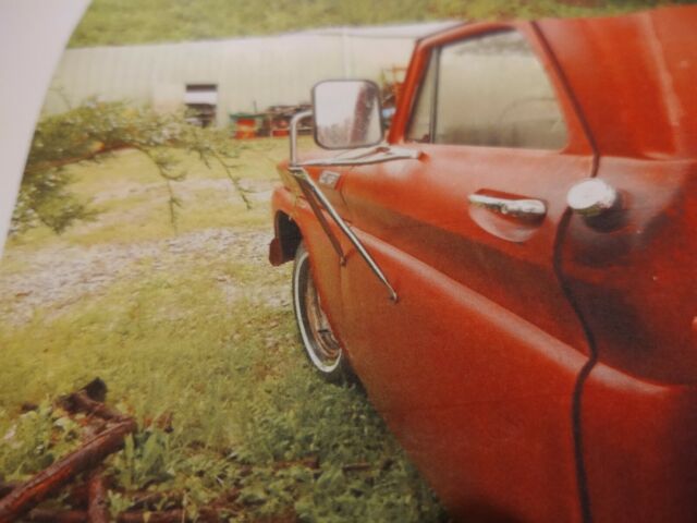 1965 Red Chevrolet C-10 Standard Cab Pickup