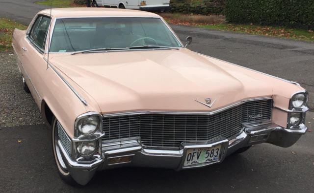 1965 Pink Cadillac DeVille Hardtop