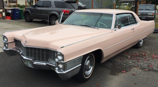 1965 Pink Cadillac DeVille Hardtop