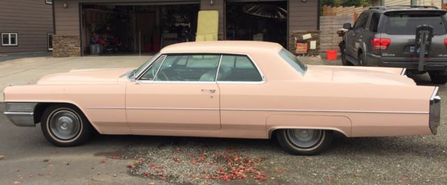 1965 Pink Cadillac DeVille Hardtop
