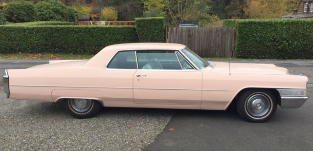 1965 Pink Cadillac DeVille Hardtop