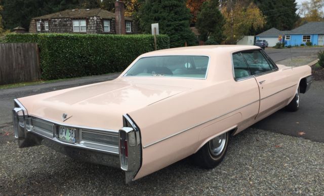 1965 Pink Cadillac DeVille Hardtop