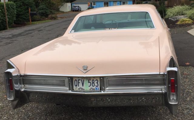1965 Pink Cadillac DeVille Hardtop