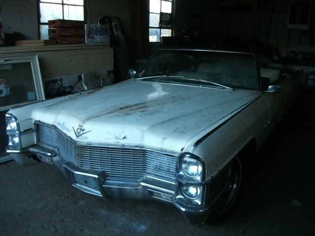 1965 White Cadillac DeVille