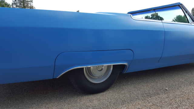 1965 Flat blue Cadillac DeVille Convertible