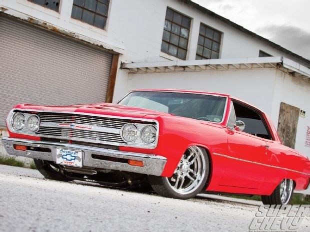 1965 Red Chevrolet Chevelle Coupe