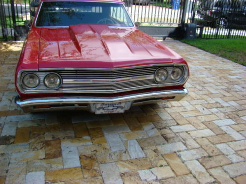 1965 Red Chevrolet Chevelle Coupe