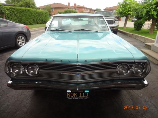 1965 Blue Chevrolet Malibu