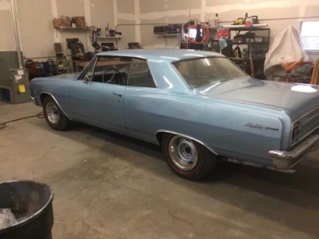 1965 Blue Chevrolet Malibu