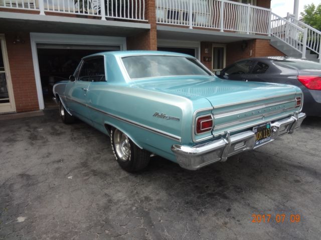 1965 Blue Chevrolet Malibu