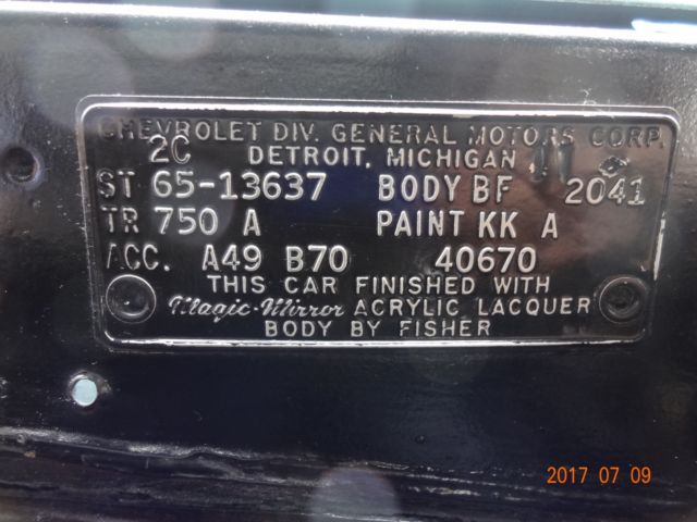 1965 Blue Chevrolet Malibu