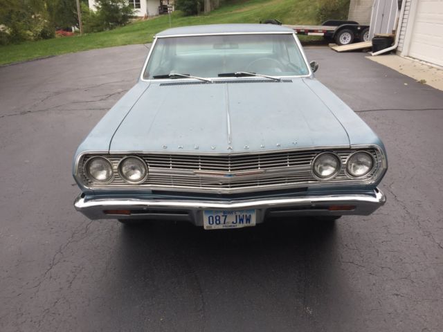 1965 Blue Chevrolet Chevelle Coupe