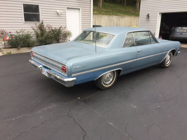 1965 Blue Chevrolet Chevelle Coupe