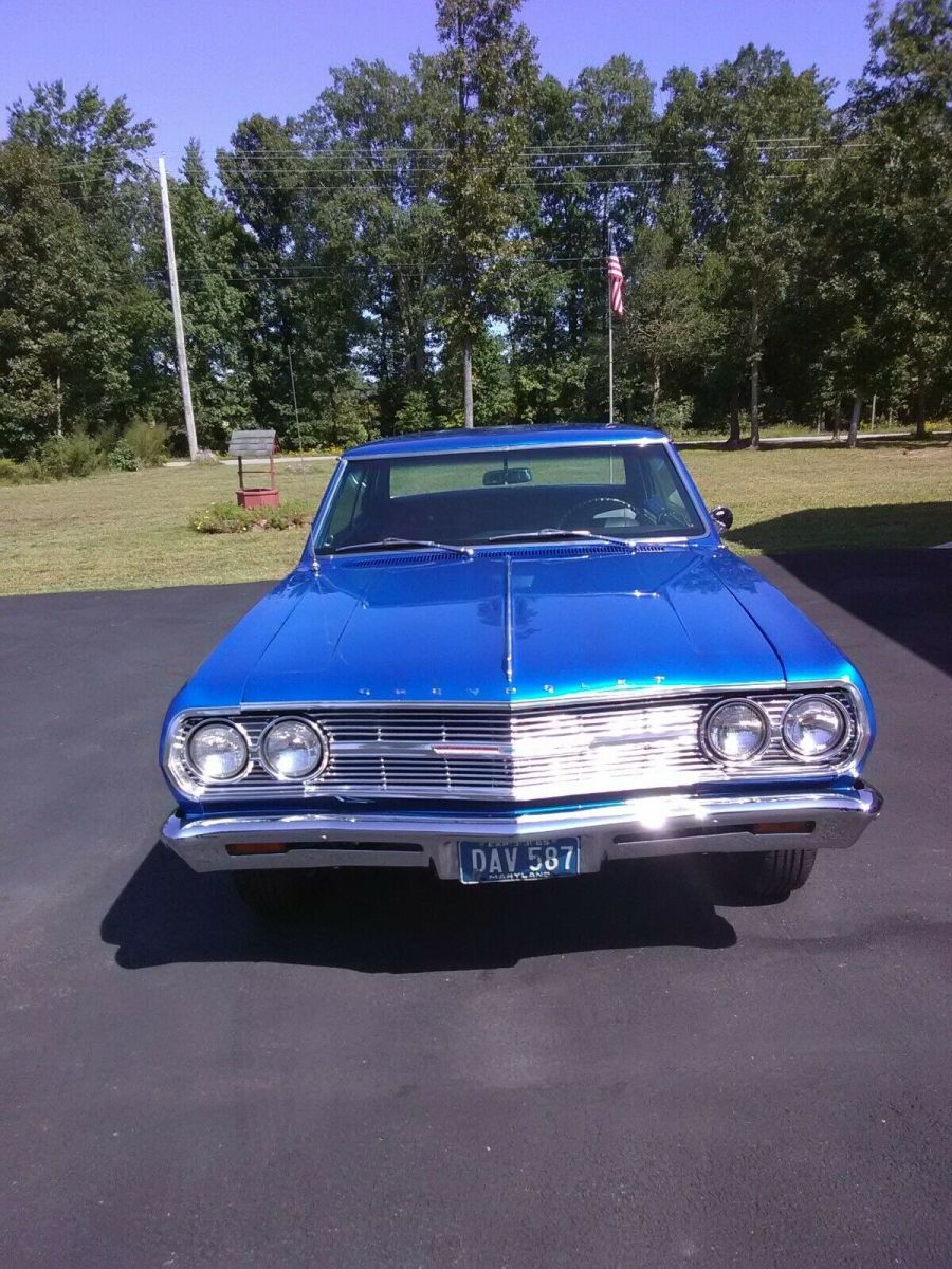1965 Blue Chevrolet Chevelle Coupe