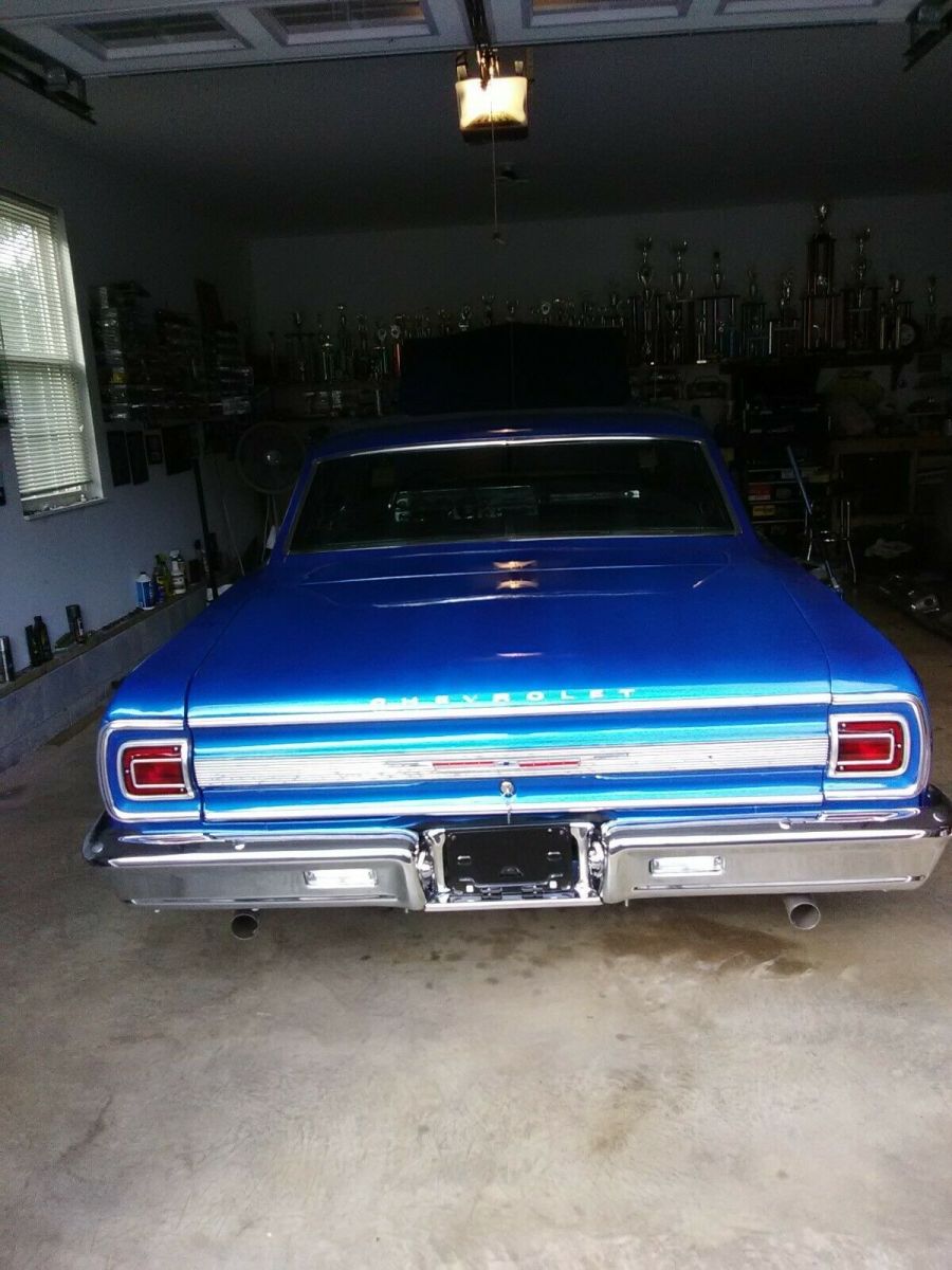 1965 Blue Chevrolet Chevelle Coupe