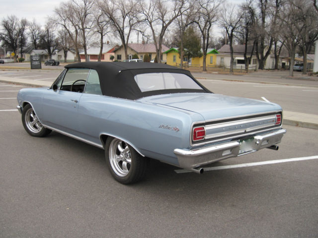 1965 Glacier Grey Chevrolet Chevelle Convertible