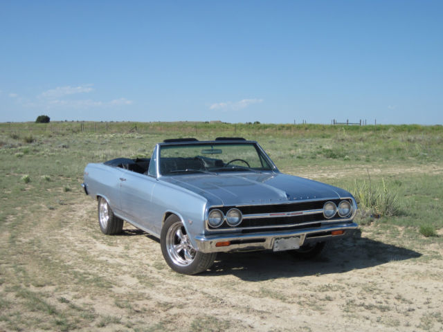 1965 Glacier Grey Chevrolet Chevelle Convertible