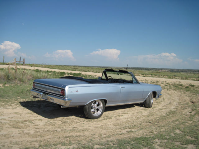 1965 Glacier Grey Chevrolet Chevelle Convertible