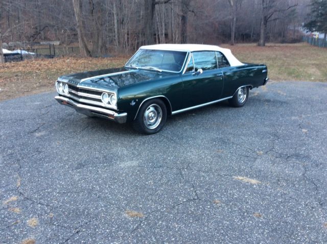 1965 Green Chevrolet Chevelle Convertible