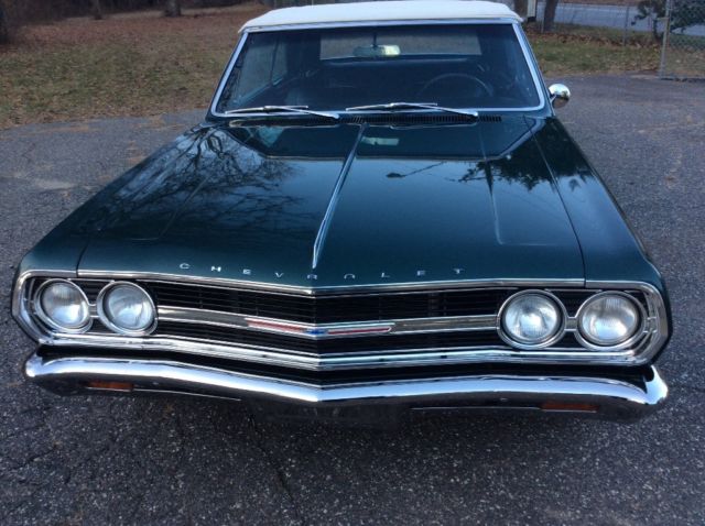 1965 Green Chevrolet Chevelle Convertible