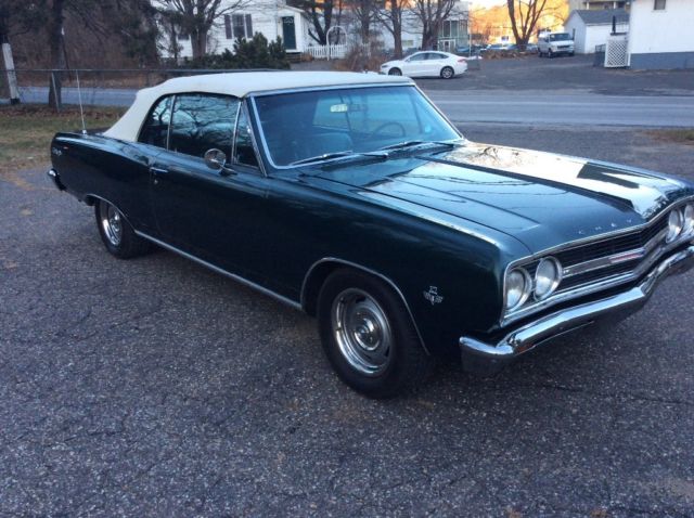 1965 Green Chevrolet Chevelle Convertible