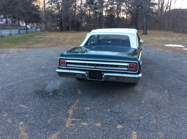 1965 Green Chevrolet Chevelle Convertible
