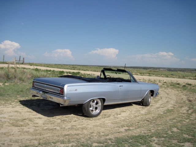 1965 Glacier Grey Chevrolet Chevelle Convertible