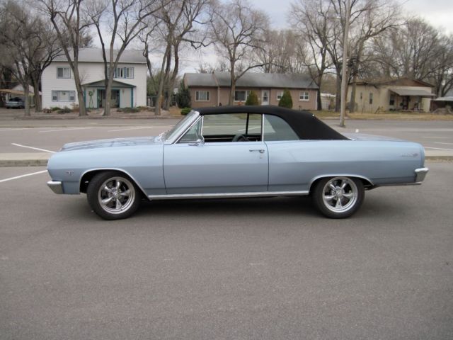 1965 Glacier Grey Chevrolet Chevelle Convertible