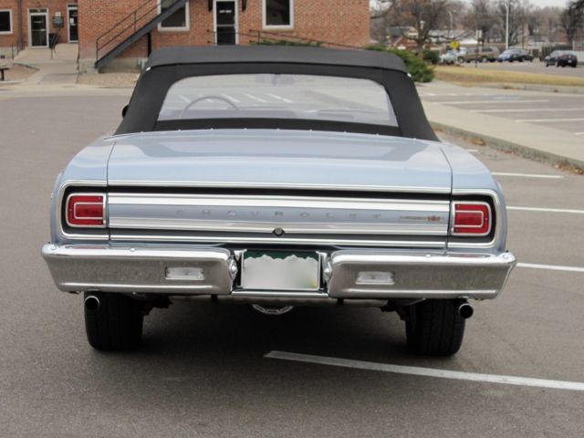 1965 Glacier Grey Chevrolet Chevelle Convertible