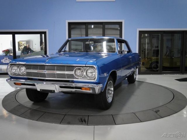 1965 Blue Chevrolet Malibu