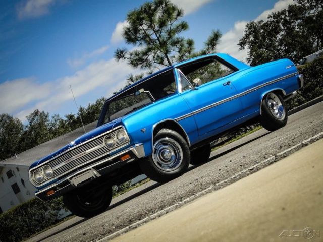1965 Blue Chevrolet Malibu