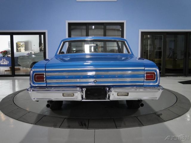 1965 Blue Chevrolet Malibu