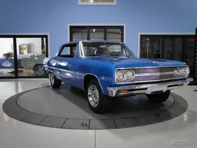 1965 Blue Chevrolet Malibu