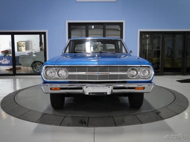 1965 Blue Chevrolet Malibu