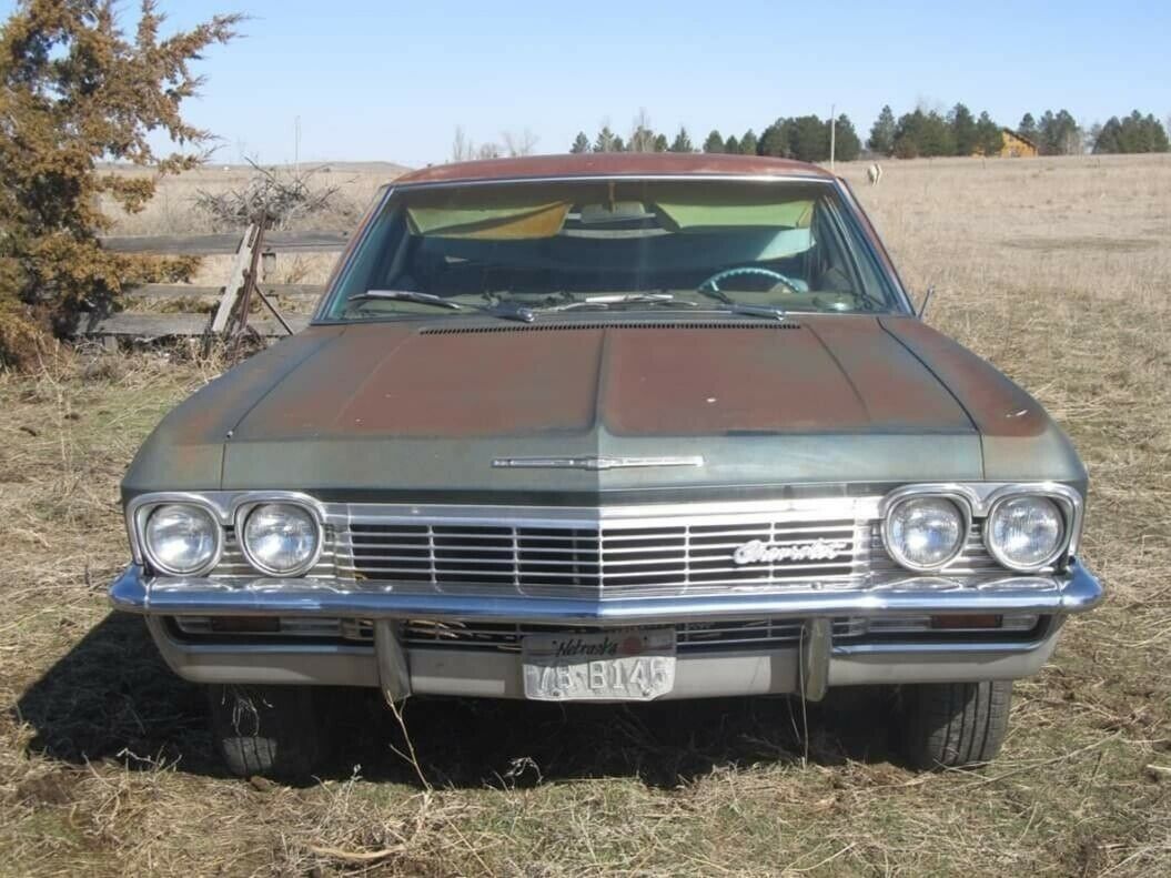 1965 Green Chevrolet Bel Air Sedan