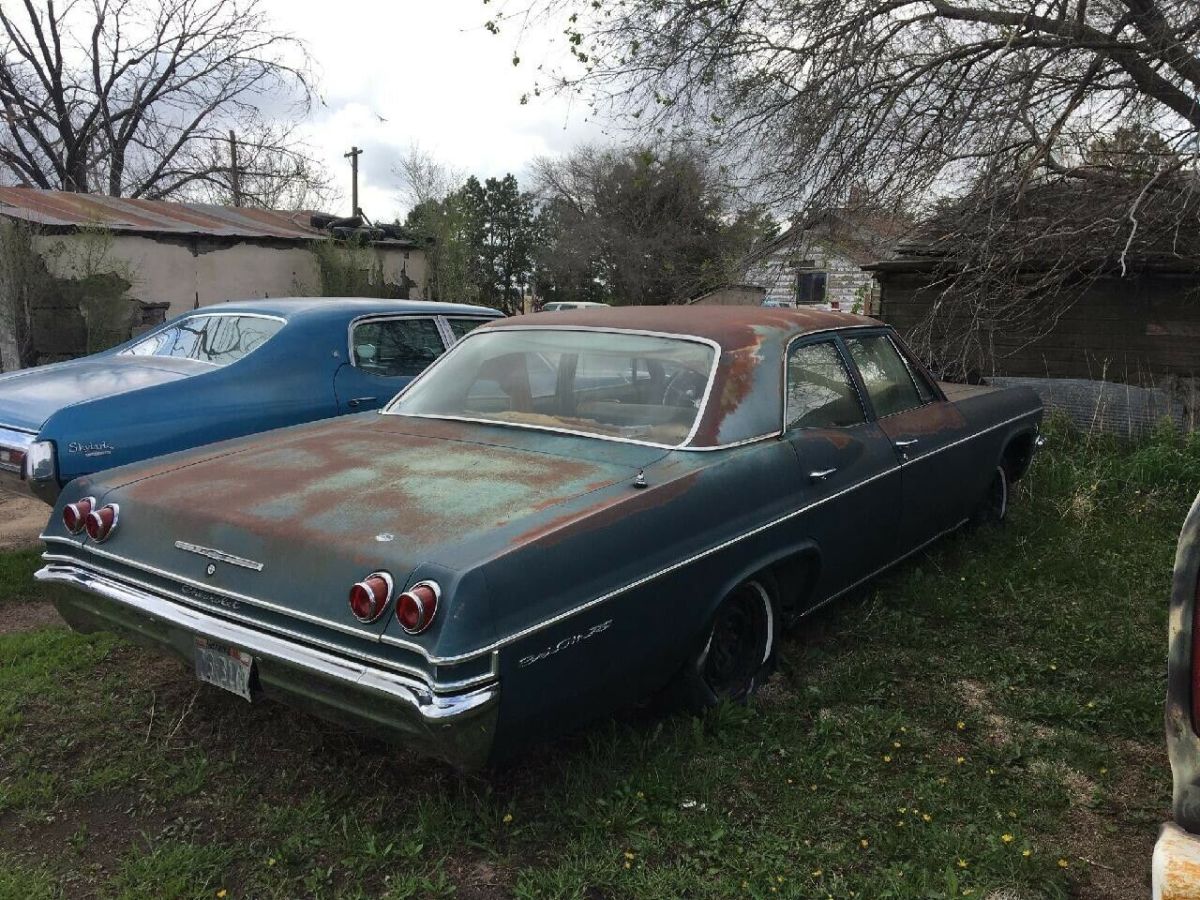1965 Green Chevrolet Bel Air Sedan