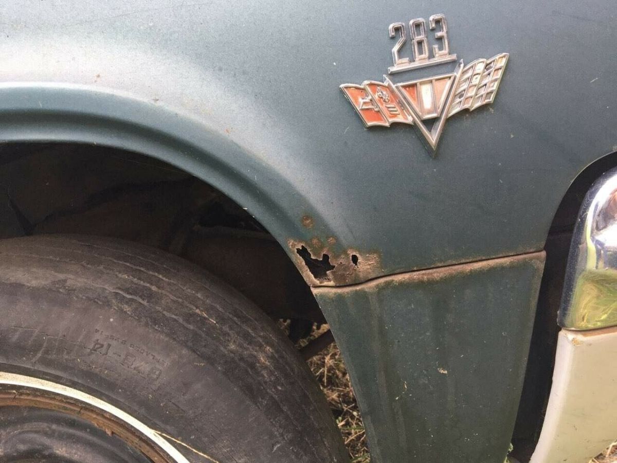 1965 Green Chevrolet Bel Air Sedan